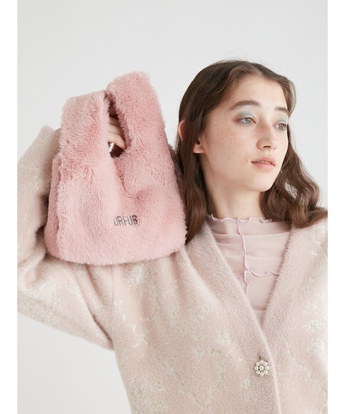 FURFUR(ファーファー)の「エコファーマーケットバッグ(ハンドバッグ・レディース・ピンク/オレンジ/チャコールグレー/ライトグレー/ブルー・FREE)」の19枚目の写真