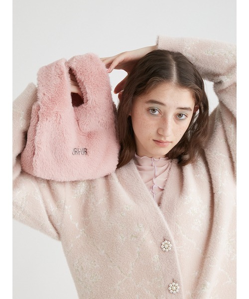FURFUR(ファーファー)の「エコファーマーケットバッグ(ハンドバッグ・レディース・ピンク/オレンジ/チャコールグレー/ライトグレー/ブルー・FREE)」の20枚目の写真