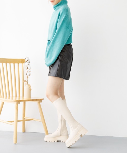【セール】厚底タンクソールロングブーツ（ブーツ）｜attagirl（アタガール） pattayablatt.com
