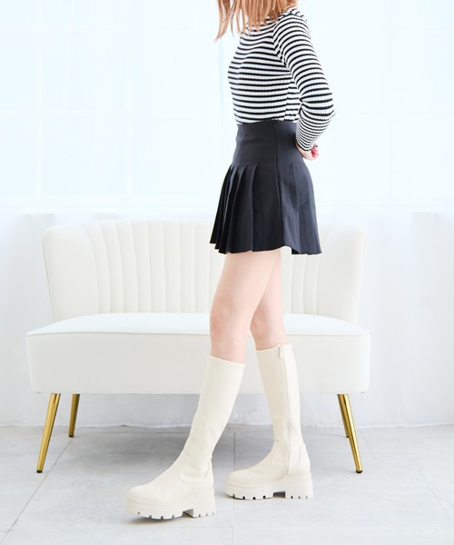 【セール】厚底タンクソールロングブーツ（ブーツ）｜attagirl（アタガール） pattayablatt.com