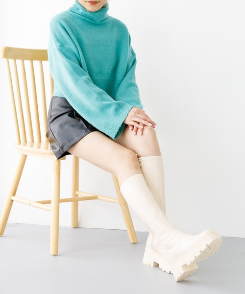 【セール】厚底タンクソールロングブーツ（ブーツ）｜attagirl（アタガール） pattayablatt.com