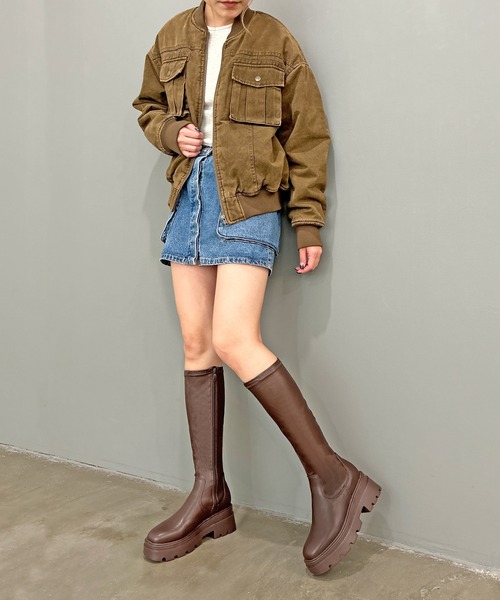 【セール】厚底タンクソールロングブーツ（ブーツ）｜attagirl（アタガール） pattayablatt.com