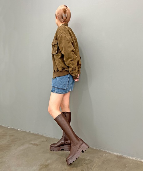 【セール】厚底タンクソールロングブーツ（ブーツ）｜attagirl（アタガール） pattayablatt.com