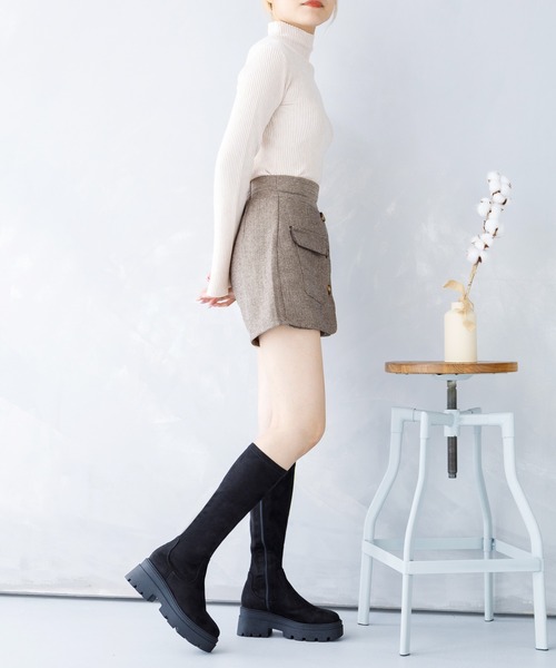 【セール】厚底タンクソールロングブーツ（ブーツ）｜attagirl（アタガール） pattayablatt.com