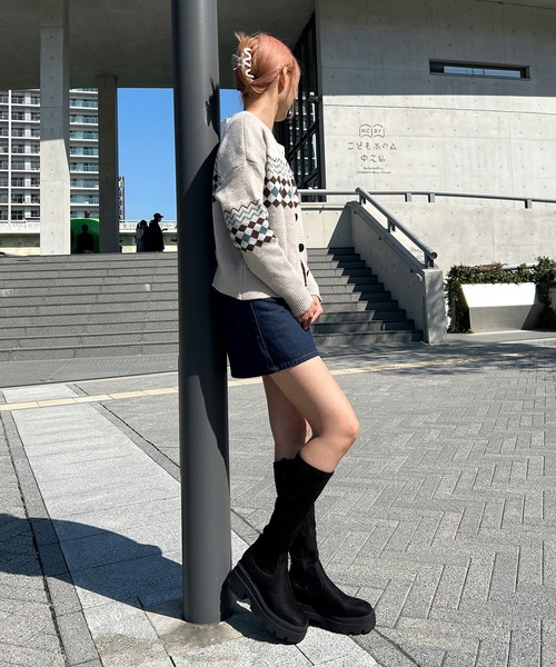 【セール】厚底タンクソールロングブーツ（ブーツ）｜attagirl（アタガール） pattayablatt.com