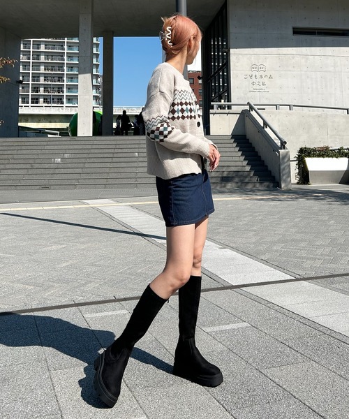 【セール】厚底タンクソールロングブーツ（ブーツ）｜attagirl（アタガール） pattayablatt.com