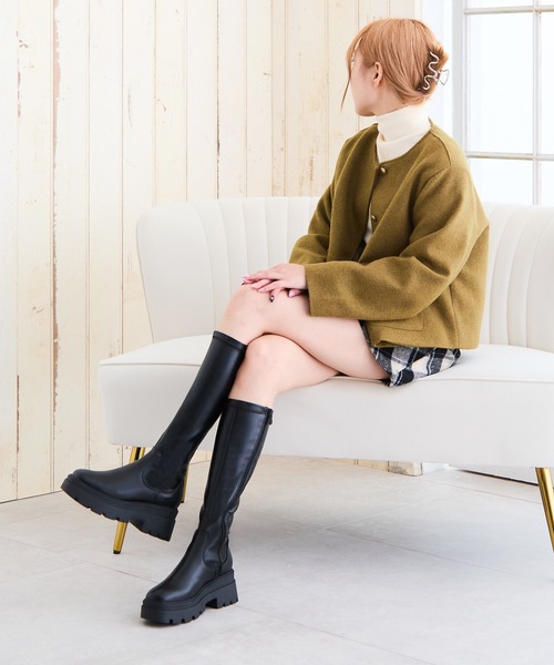【セール】厚底タンクソールロングブーツ（ブーツ）｜attagirl（アタガール） pattayablatt.com