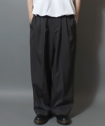 ANPAS（アンパス）の「Center-Press 2-Tuck Wide Balloon Trousers Pants / センタープレス 2タック ワイドバルーンスラックス メンズ ボトムス リラックスフィット バレルパンツ（スラックス）」