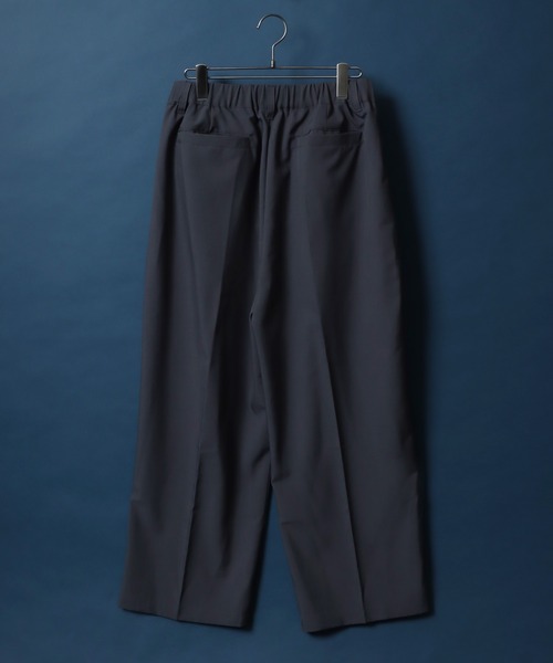 ANPAS（アンパス）の「2Tuck Wide Balloon Pants/センタープレス 2タック ワイドバルーンパンツ ワイドスラックス メンズ ボトムス（スラックス・メンズ・チャコール/モカ/アイボリー/ブラック/ホワイト・S/M/L/LL）」の17枚目の写真