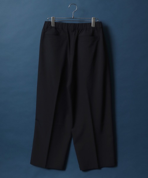 ANPAS（アンパス）の「2Tuck Wide Balloon Pants/センタープレス 2タック ワイドバルーンパンツ ワイドスラックス メンズ ボトムス（スラックス・メンズ・チャコール/モカ/アイボリー/ブラック/ホワイト・S/M/L/LL）」の18枚目の写真