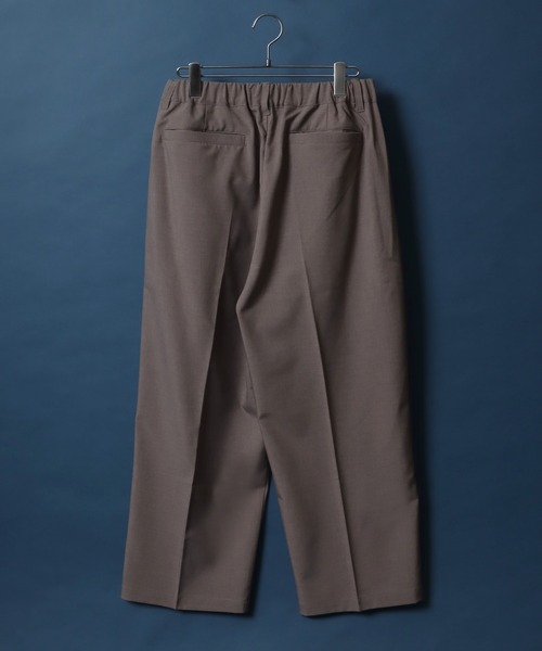 ANPAS（アンパス）の「2Tuck Wide Balloon Pants/センタープレス 2タック ワイドバルーンパンツ ワイドスラックス メンズ ボトムス（スラックス・メンズ・チャコール/モカ/アイボリー/ブラック/ホワイト・S/M/L/LL）」の16枚目の写真
