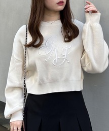 INGNI | イニシャル刺しゅうロゴニット(ニット/セーター)