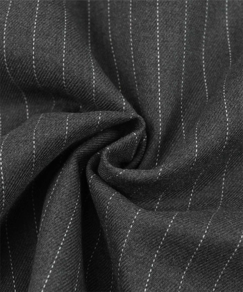 miette(ミエット)の「ピンストライプウエストロゴゴムタックパンツ(その他パンツ・レディース・ブラック/グレー・FREE)」の8枚目の写真