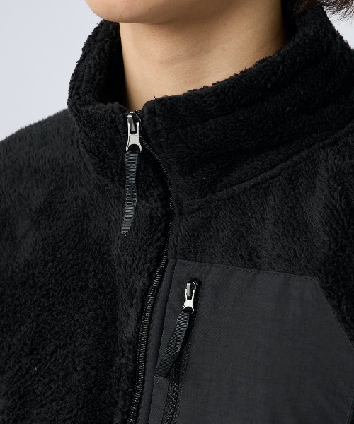 Ocean Pacific（オーシャンパシフィック）の「【OP:オーピー】ボアフリースジップジャケット　ユニセックス　ネックスタンド　ブルゾン　保温（ブルゾン・メンズ・カーキ/ブラック/ベージュ・MEDIUM/X-LARGE/LARGE）」の15枚目の写真