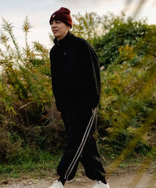 Ocean Pacific（オーシャンパシフィック）の「【OP:オーピー】ボアフリースジップジャケット　ユニセックス　ネックスタンド　ブルゾン　保温（ブルゾン・メンズ・カーキ/ブラック/ベージュ・MEDIUM/X-LARGE/LARGE）」の7枚目の写真