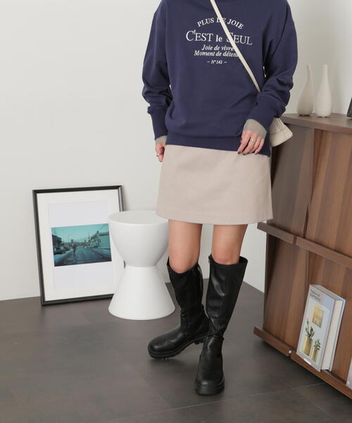 FREE'S MART（フリーズマート）の「◇＜セットアップ対応＞起毛チェックミニスカート（スカート・レディース・ブラック系その他/ベージュ系その他/ブラウン系その他・SMALL/MEDIUM）」の14枚目の写真