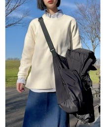 【HONEYSUCKLE ROSE】キレイがつづくニット マシュマロタッチクルーニット