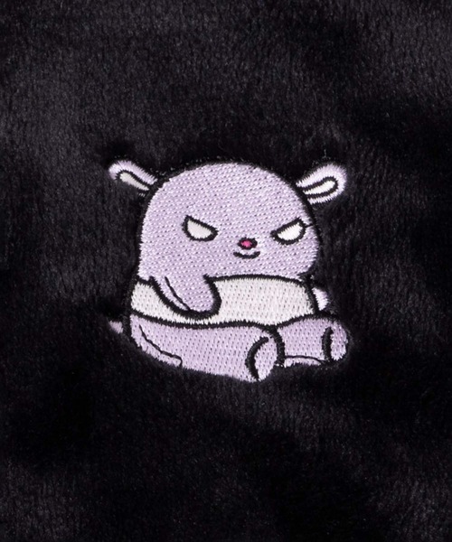 SANRIO　サンリオ　（M）　クロミボアパーカーワンピース　ブラック SANRIO サンリオ （M） クロミボアパーカーワンピース ブラック