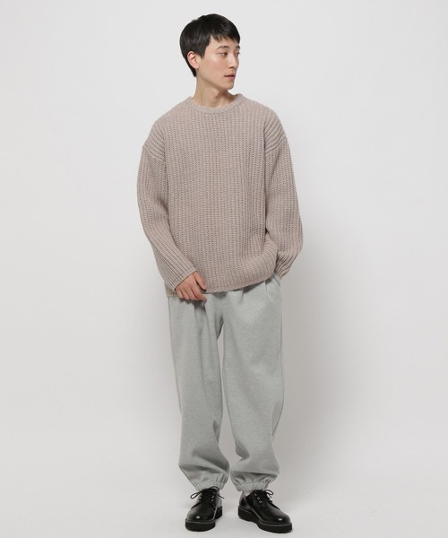 niko and...(ニコアンド)の「アゼワイドニットプルオーバー(ニット/セーター・メンズ・ブラウン/キャメル/チャコール/ブルー・MEDIUM/LARGE)」の15枚目の写真