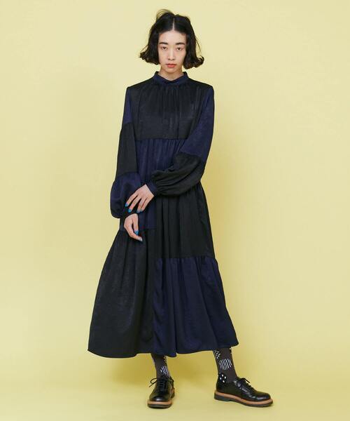 FRAPBOIS（フラボア）の「ビテサーロ ワンピース（ワンピース・レディース・ブラック/ベージュ・1/0）」の2枚目の写真