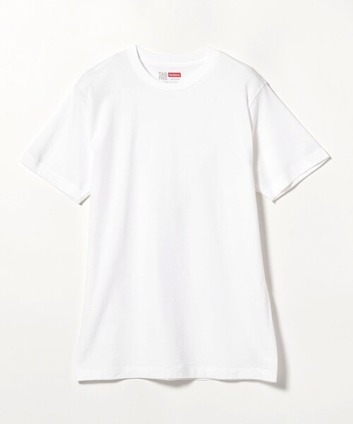 BEAMS PLUS(ビームスプラス)の「Healthknit / USA 2Pack Crew Neck T-shirt(Tシャツ/カットソー・メンズ・オフホワイト・L/M/S)」の6枚目の写真