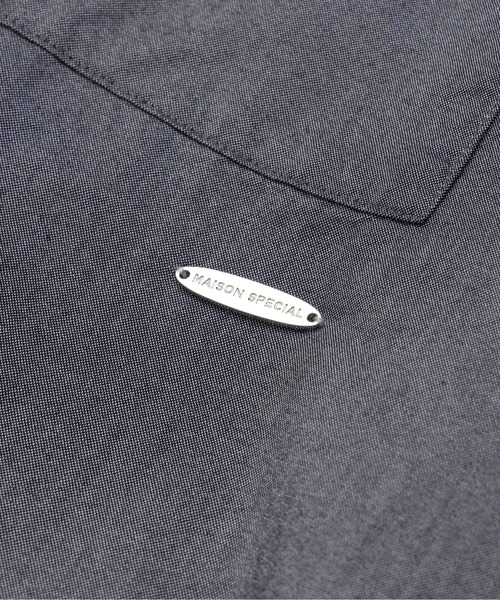 MAISON SPECIAL(メゾンスペシャル)の「Distressed Shirt/ダメージシャツ【MAISON SPECIAL/メゾンスペシャル】(シャツ/ブラウス・レディース・ブルー/グレー・FREE)」の17枚目の写真