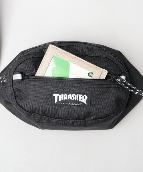 THRASHER(スラッシャー)の「撥水加工 ミニウエストポーチ BENCHMARKシリーズ(ボディバッグ/ウエストポーチ・メンズ・ブラック・FREE)」の11枚目の写真