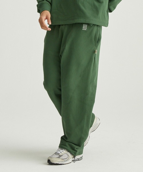 ocosic】ドローコードストレートロゴスウェットパンツ（セットアップ