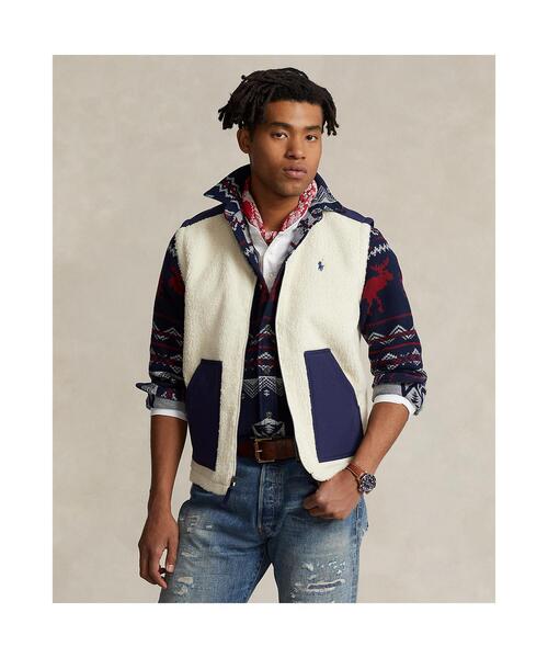 ラルフローレン ベージュベスト POLO RALPH LAUREN - 美品 POLO Ralph Lauren ポロ ラルフ