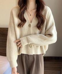 ショートニットカーディガン