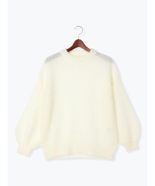 Te chichi（テチチ）の「エアリーシャギー畦ニットプルオーバー