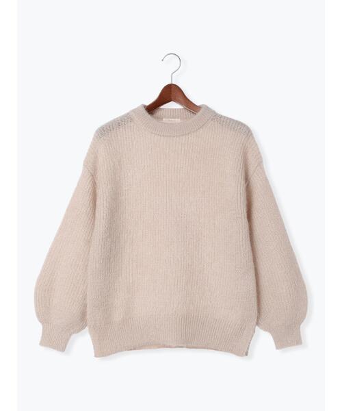 Te chichi（テチチ）の「エアリーシャギー畦ニットプルオーバー