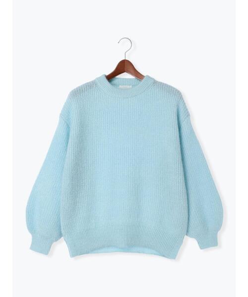 Te chichi（テチチ）の「エアリーシャギー畦ニットプルオーバー
