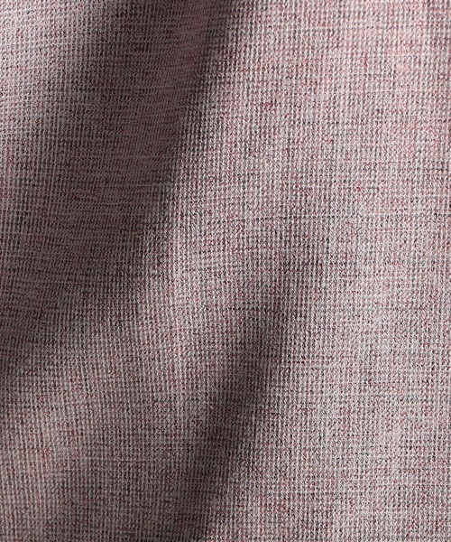 HIDEAWAYS NICOLE(ハイダウェイニコル)の「メランジウーステッド7分袖ジャケット(カバーオール・メンズ・チャコールグレー/ライトグレー/サックスブルー/ピンク・MEDIUM/LARGE/X-LARGE)」の16枚目の写真