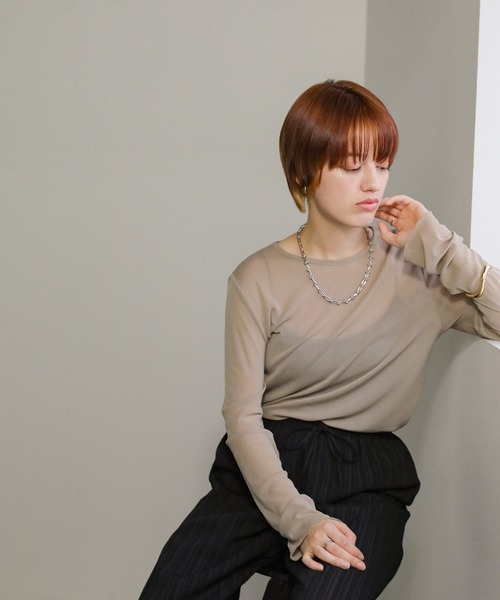 select MOCA（セレクトモカ）の「サークルゲージリングネックレス（ネックレス・レディース・シルバー/ゴールド・FREE）」の16枚目の写真