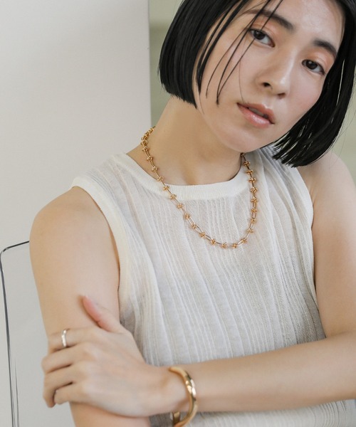 select MOCA（セレクトモカ）の「サークルゲージリングネックレス（ネックレス・レディース・シルバー/ゴールド・FREE）」の17枚目の写真