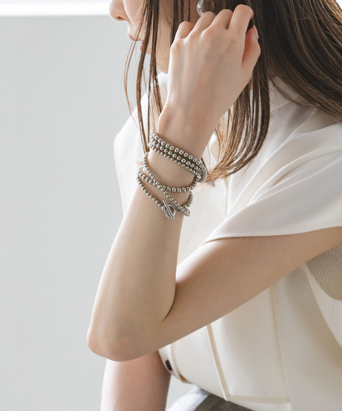 NOBLE（ノーブル）【UCALYPT】メタルパーツロングネックレス NOBLE UCALYPT メタルパーツロングネックレス