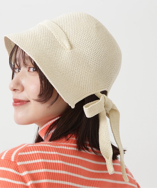 N.(N. Natural Beauty Basic)(エヌエヌナチュラルビューティーベーシック)の「◆バックリボンバケハ(ハット・レディース・ブラック/アイボリー・フリ-)」の16枚目の写真