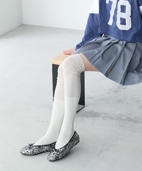 forksy.（フォルクシー）の「【forksy.】スパンコールバレエシューズ（バレエシューズ・レディース・ブラック/グリーン/パープル/ゴールド・LL/L/M/S）」の7枚目の写真