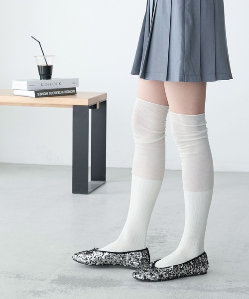 forksy.（フォルクシー）の「【forksy.】スパンコールバレエシューズ（バレエシューズ・レディース・ブラック/グリーン/パープル/ゴールド・LL/L/M/S）」の11枚目の写真