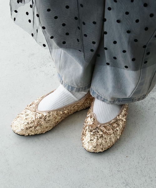 forksy.（フォルクシー）の「【forksy.】スパンコールバレエシューズ（バレエシューズ・レディース・ブラック/グリーン/パープル/ゴールド・LL/L/M/S）」の17枚目の写真