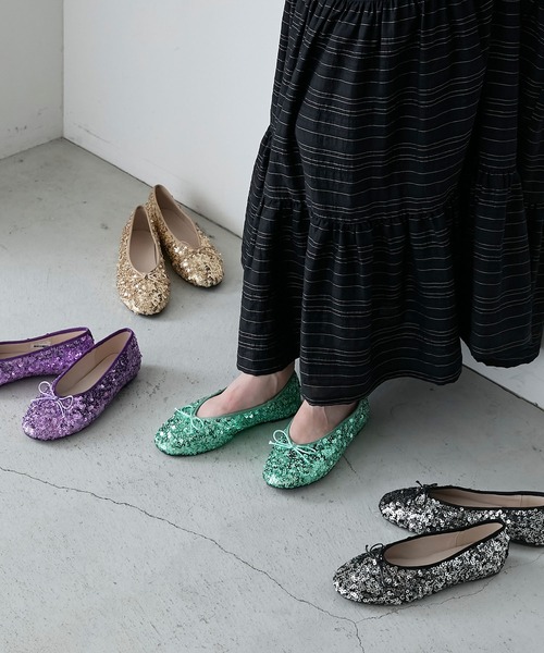 forksy.】スパンコールバレエシューズ forksy.│MONO-MART [モノマート