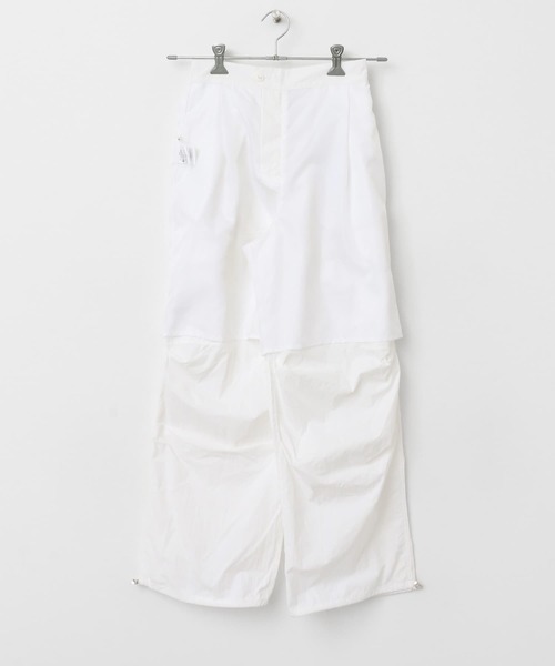 KBF（ケイビーエフ）の「ルーズカーゴパンツ（その他パンツ・レディース・シルバー/ネイビー/ホワイト・ONE）」の6枚目の写真