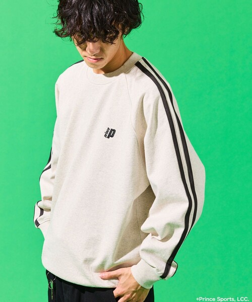 セール】prince/プリンス prince リラックスフィット ライン 裏毛