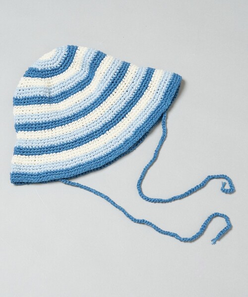 FREAK'S STORE(フリークスストア)の「クロシェ バケットハット(ハット・レディース・ピンク/ブルー/オフホワイト・ONE SIZE)」の22枚目の写真