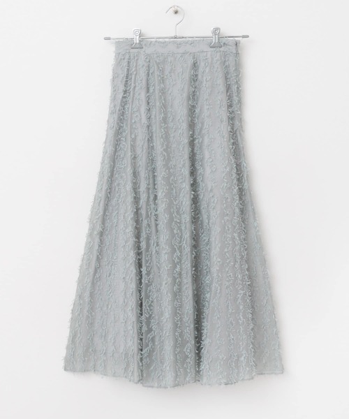 F by ROSSO（エフバイロッソ）の「F by ROSSO　リボンジャガードフレアスカート（スカート・レディース・グレー/ホワイト・36/38）」の16枚目の写真
