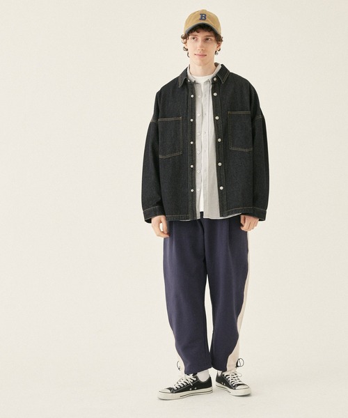 coca(coca)(コカ)の「ロゴ刺繍ベースボールキャップ(キャップ・メンズ・ベージュ/ブラック・ONE SIZE)」の7枚目の写真