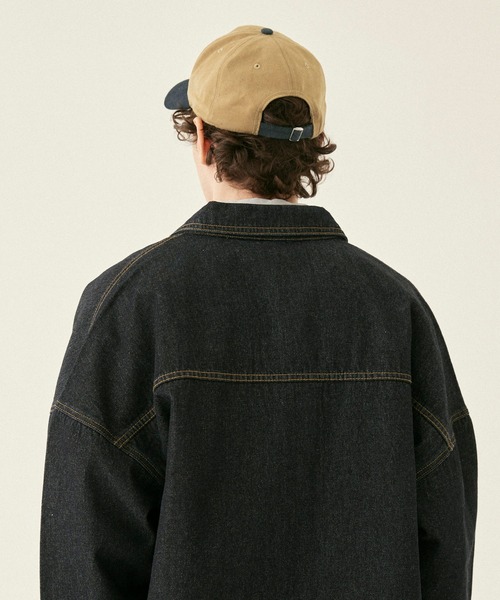 coca(coca)(コカ)の「ロゴ刺繍ベースボールキャップ(キャップ・メンズ・ベージュ/ブラック・ONE SIZE)」の5枚目の写真
