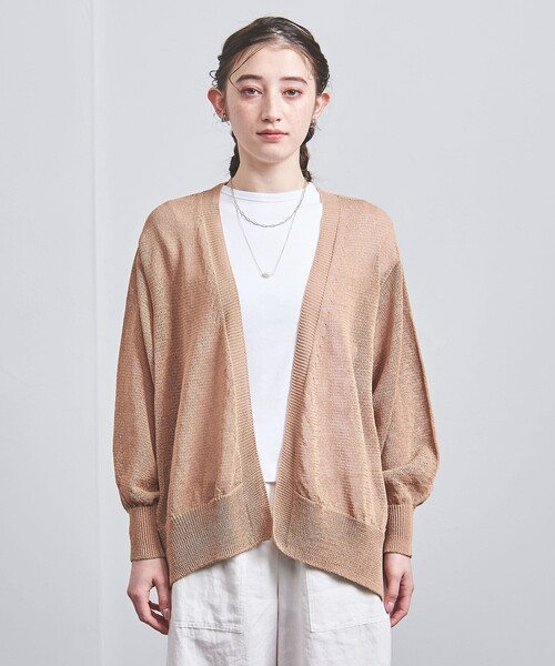 ユナイテッドアローズ UNITED ARROWS ペーパー ガウン カーディガン ペーパーガウン カーディガン