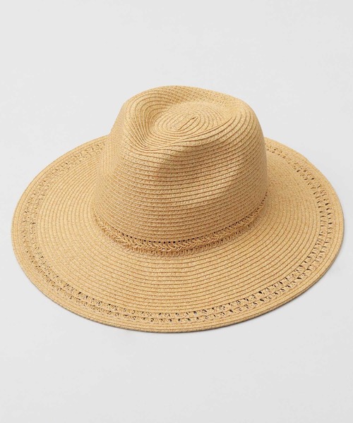 Basiquenti（ベーシックエンティ）の「Airway（通気性） ロングブリム ペーパー 中折れハット（ハット・メンズ・ナチュラル/ブラック/ベージュ/ホワイト・FREE）」の6枚目の写真